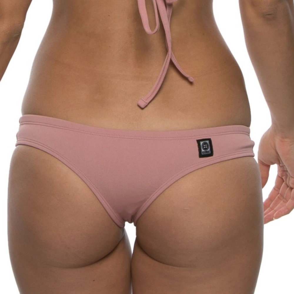 “Duke” dusty rose Jolyn swim bottoms medium